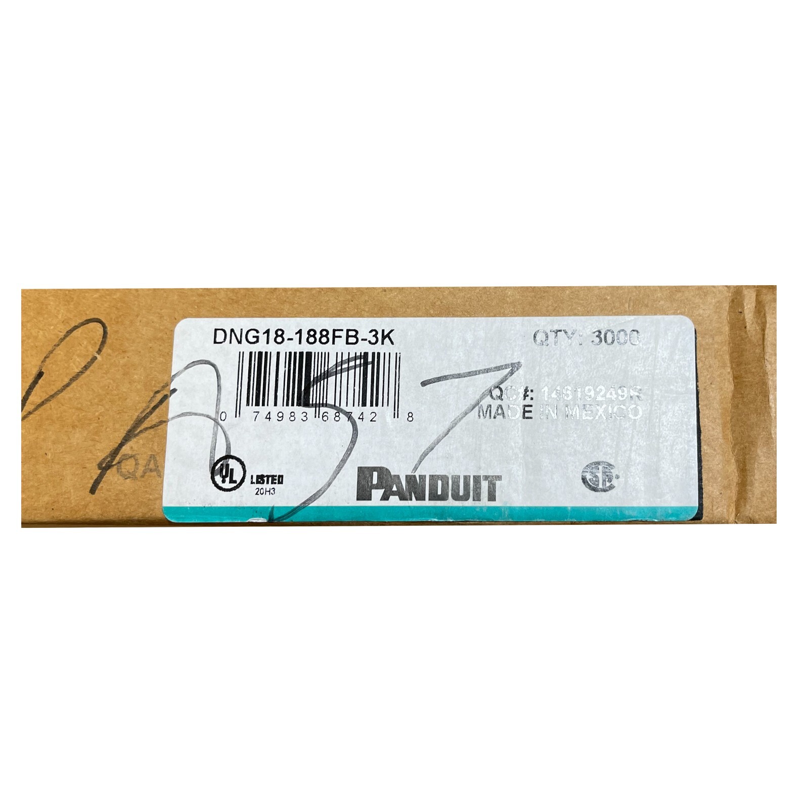 Panduit DNG18-188FB Nylon Female Quick Disconnect 22-18 AWG .187 Tab – 500 Pack