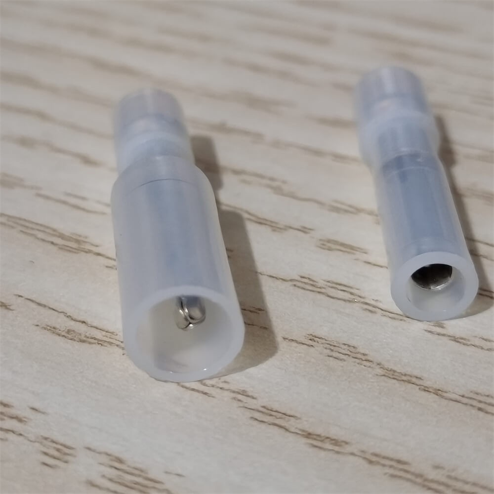 Male Female Nylon Bullet Connectors 26-24AWG Wire Butt Splice Quick Disconnects
