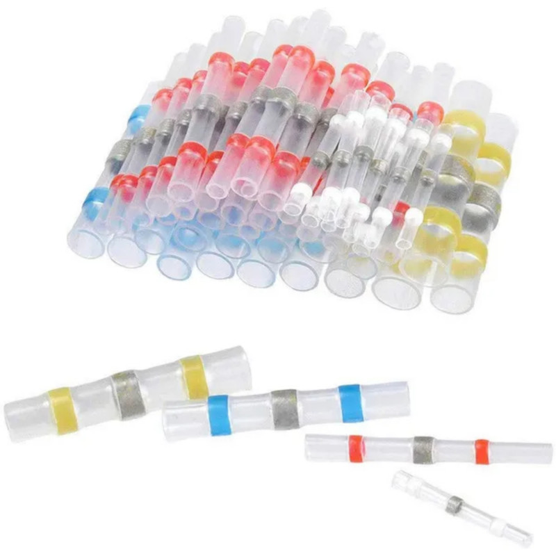 340/240PCS Solder Stick Waterproof Seal Sleeve Heat Shrink Butt Wire Connectors