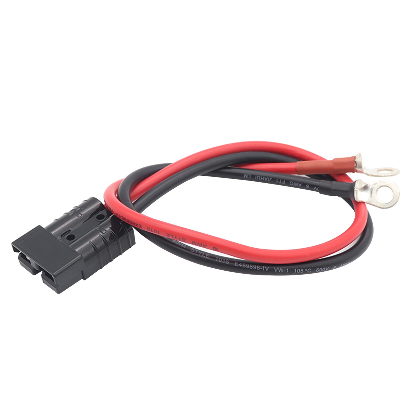 8AWG Battery Adapter Cable With O-Type Terminal And 50A Connector 50cm/19. JMSA