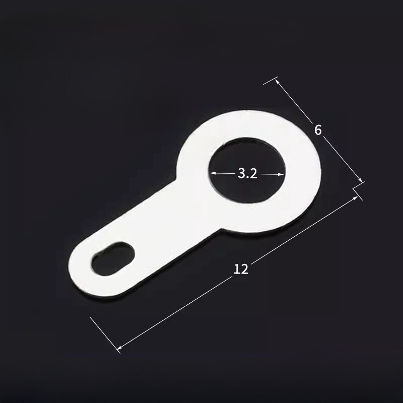 2000pcs 3.2mm Single head solder joint Circular welding terminal