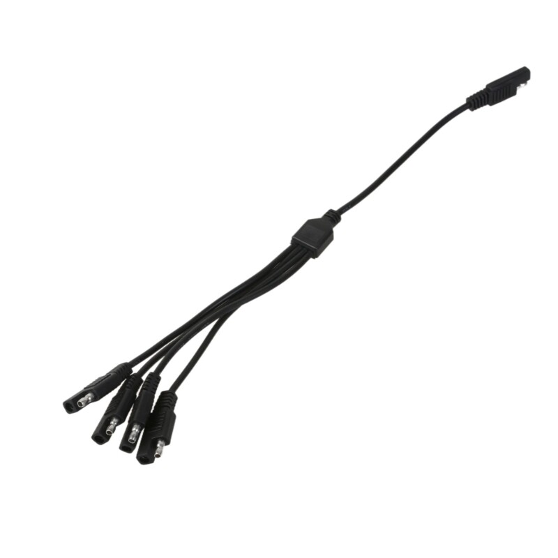 SAE Power Automotive Connectors Cable 1 to 2/3/4 SAE Y Splitters Extension Cable