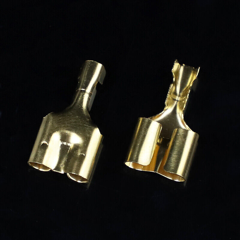 10 Sets 4.0mm Bullet Male Female Double Motorcycle Brass Wire Connector Terminal