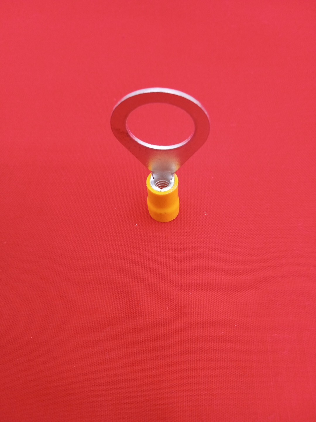(20Pc) Yellow Ring 12-10Ga AWG VINYL 1/2″ elctrical wire ring terminal connector