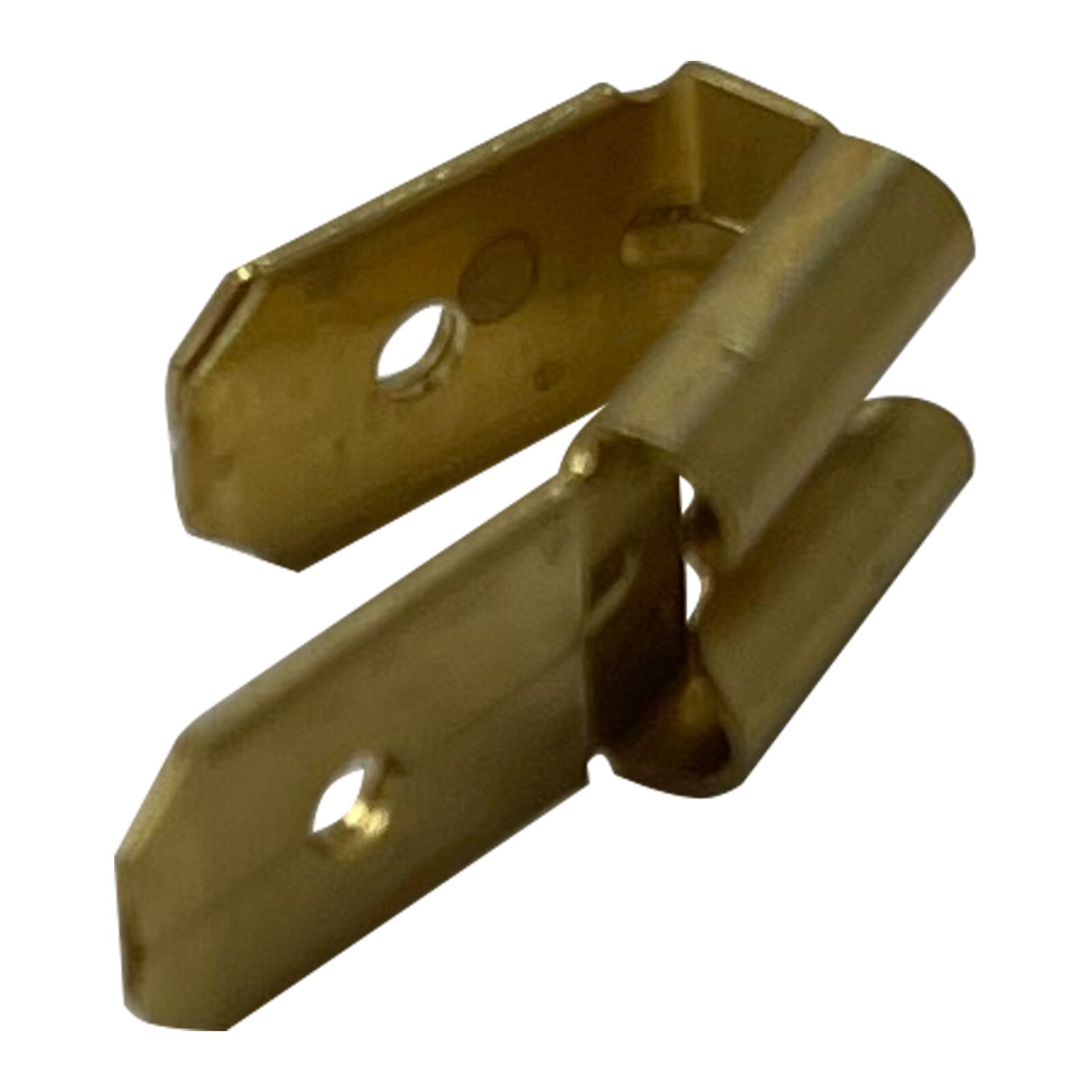 (100) Double Male Single Female .250 Quick Disconnect Connector Adapter Terminal