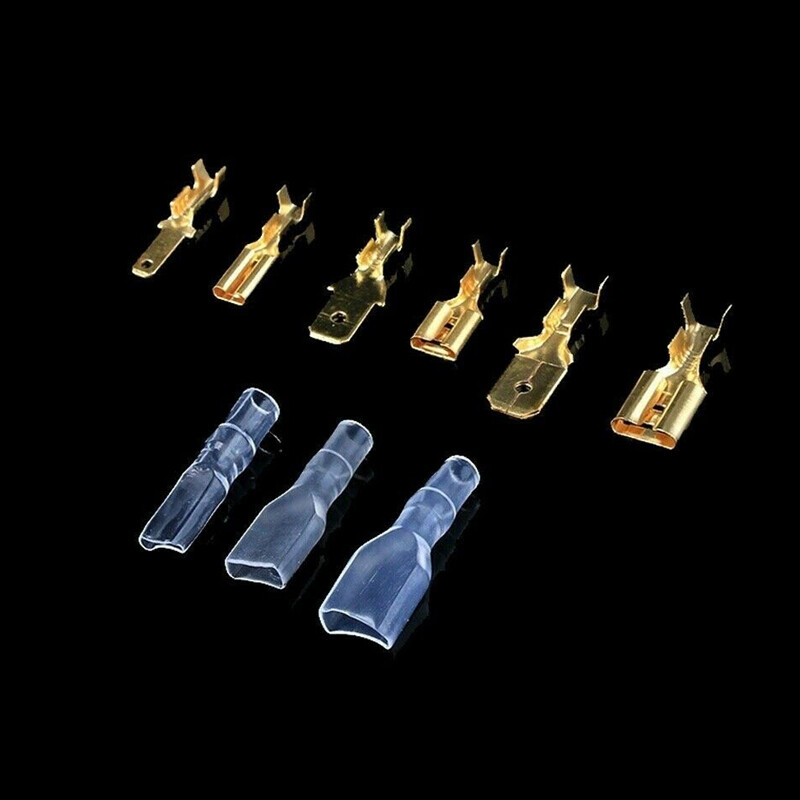 360PCS 2.8/4.8/6.3mm Spade Electrical Wire Connectors Ma/Fe Crimp Terminal/Plier