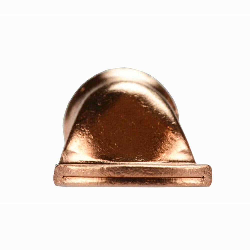 1/0 Gauge AWG Non-Insulated Pure Copper Lugs 5/16″ Ring Terminal Connector 10pcs