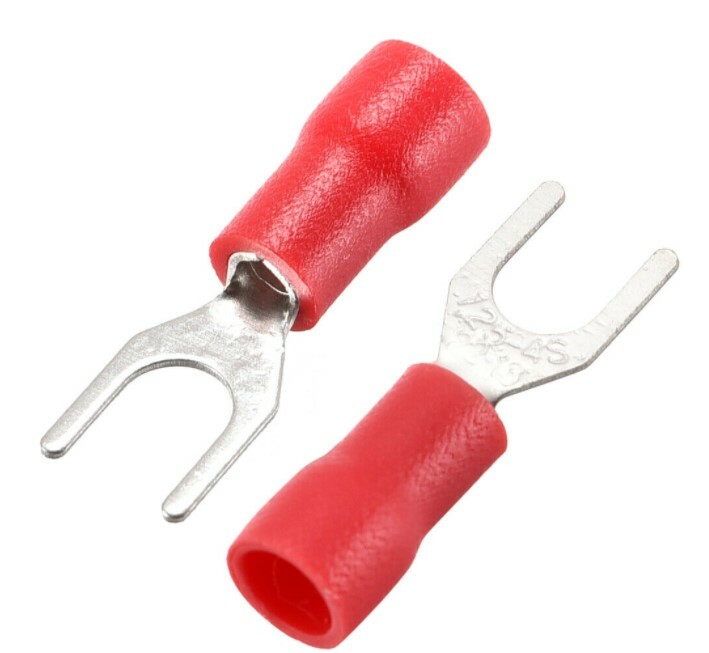 100/50pcs Female&Male Spade Insulated Connector Crimp Electrical Wire Terminal