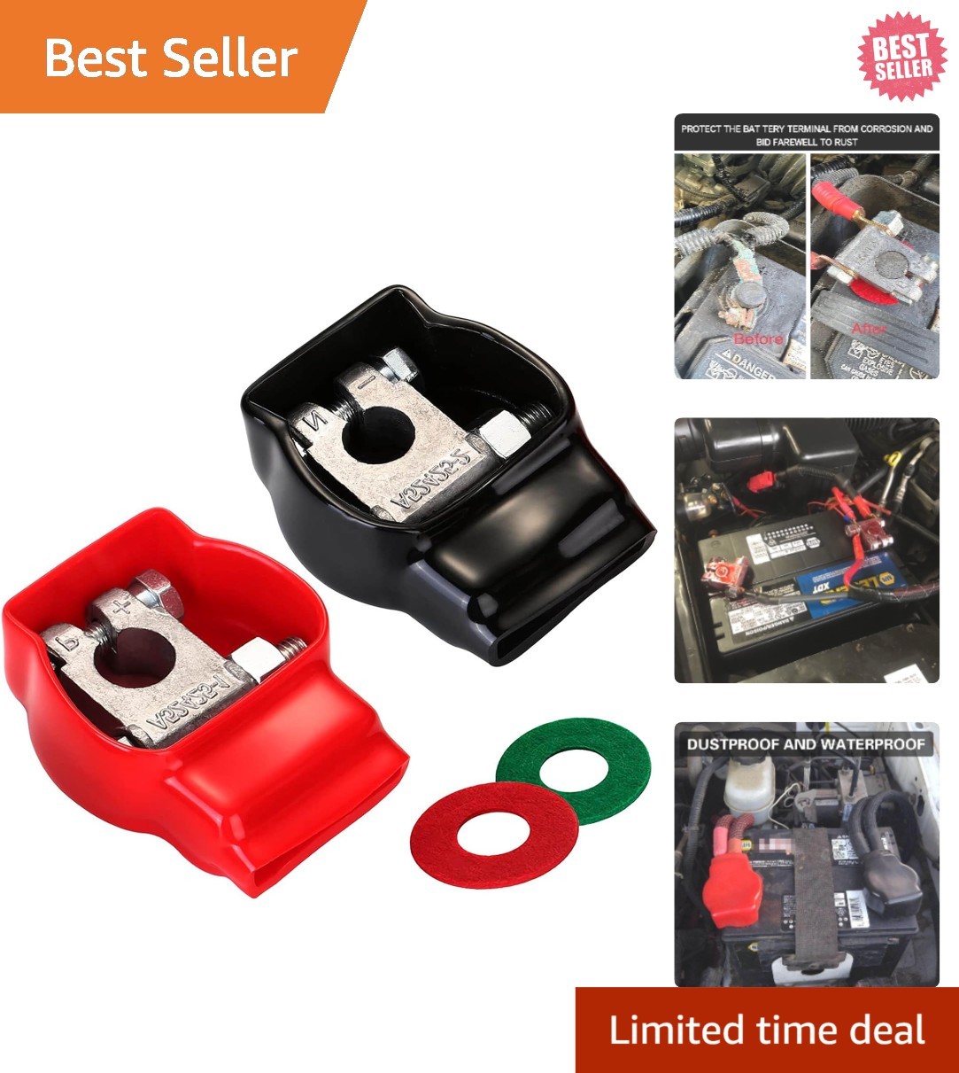Versatile Military-Grade Connectors for Auto, Marine & RV with Safety Covers