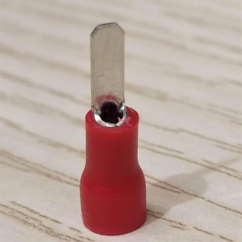 100pcs Male Insulated 2.8mm Spade Terminals 16-22AWG Crimp Wire Connectors