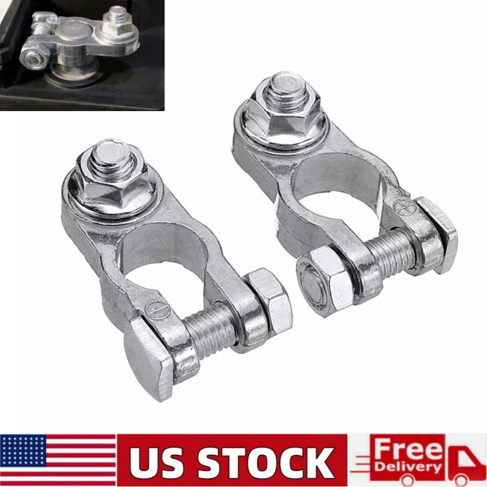 2PCS 16-18mm Car Battery Connector Terminal Clamp Clips For SUV Truck Van Pickup