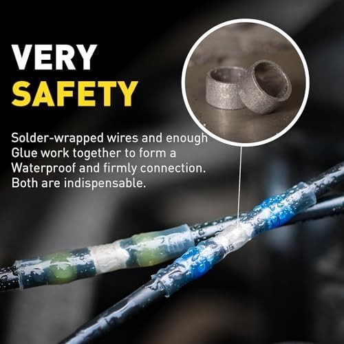 Solder Seal Wire Connectors Kit 340PCS 5 Sizes 26-10 AWG Heat Shrink Waterproof