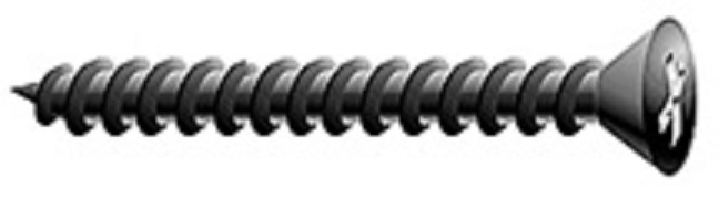 100 PACK – 1-1/2″ PHILLIPS OVAL HEAD SCREW #8 SHEET METAL BLACK OXIDE #PO112-100