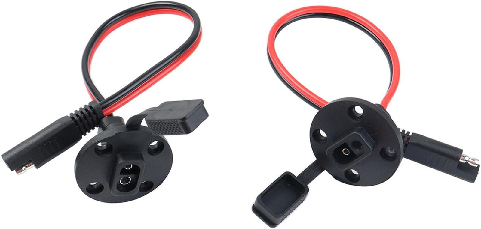 Weatherproof SAE Quick Disconnect 12 AWG SAE Extension Cable Power Socket Sidewa