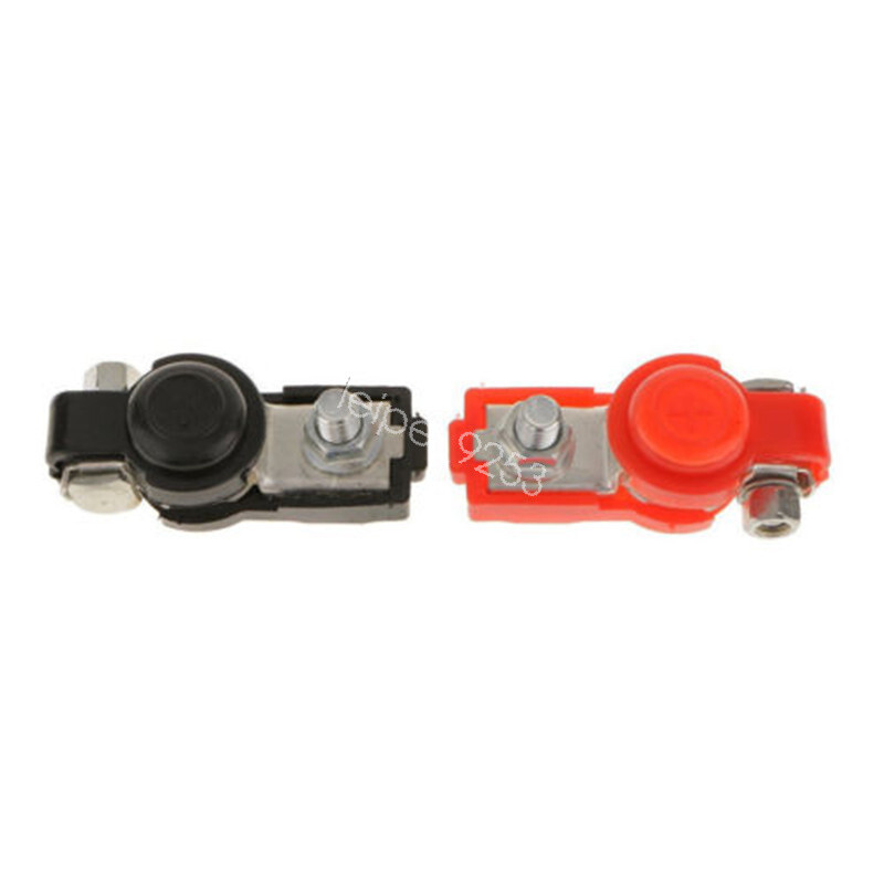 NEW Car Battery Terminal Connectors Clamp 2x Wire Lugs Cable Ends Copper Eyelet