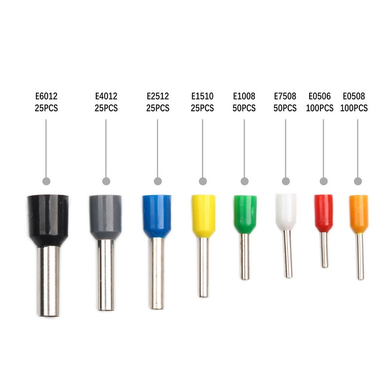 400pcs Electrical Wire Connectors Cord Pin End Bootlace Ferrule Crimp Terminals