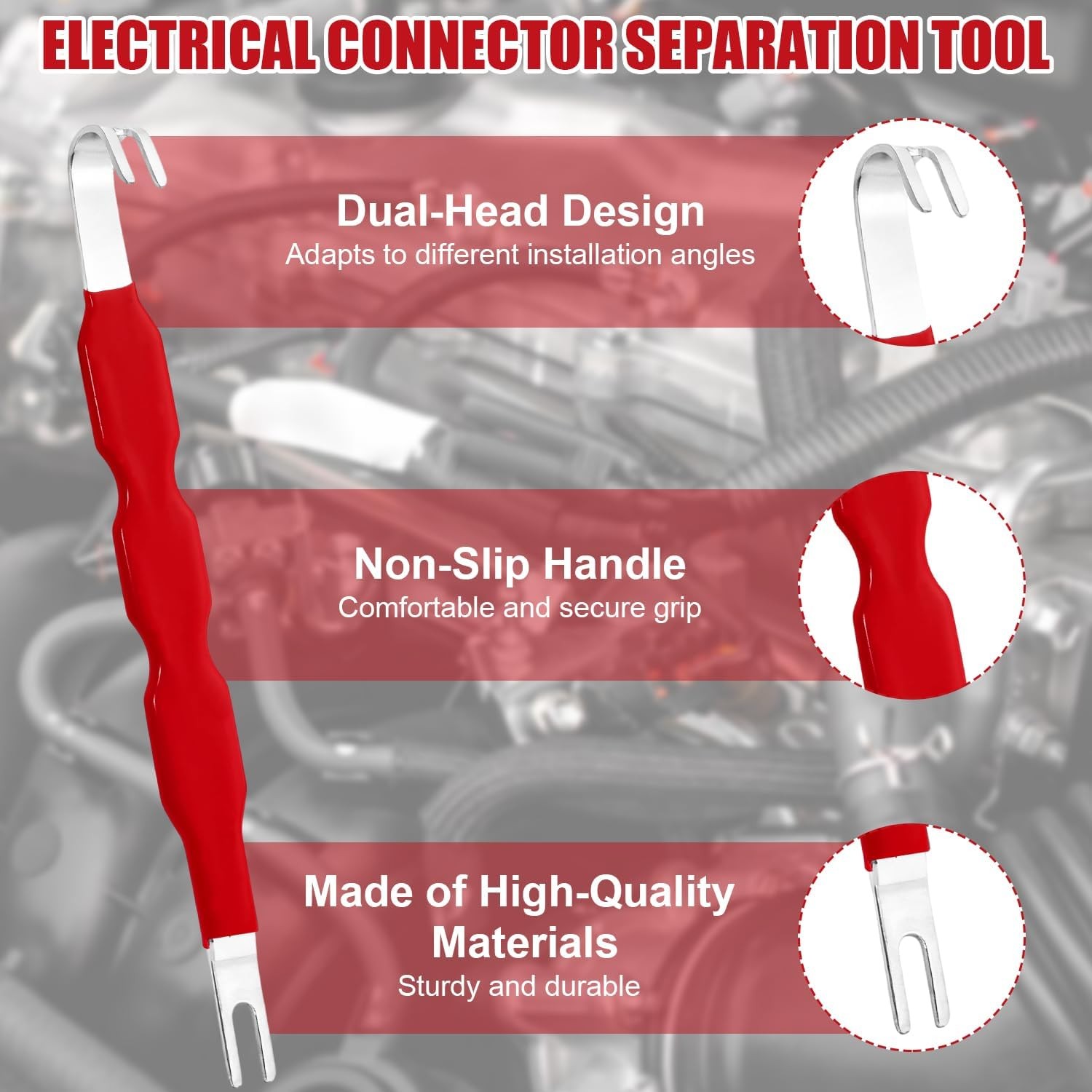Automotive Electrical Terminal Connector Separator Removal Tool, Universal Multi
