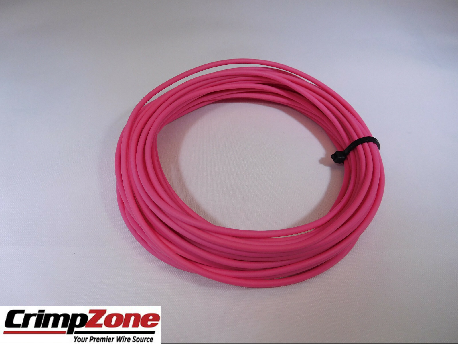 PINK 12 GAUGE GXL AUTOMOTIVE WIRE HIGH TEMPERATURE COPPER USA – 25 FEET