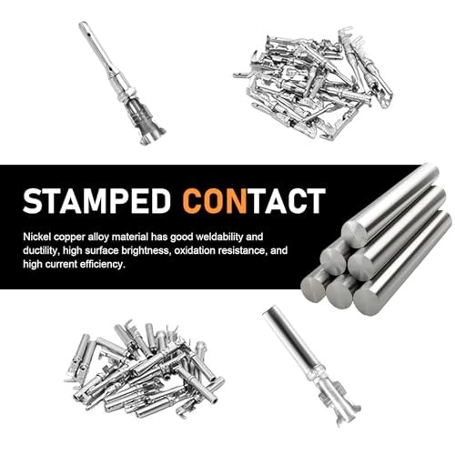 102PCS 2 Pin Deutsch Connector Kit, 12 Sets DT04-2P DT06-2S Waterproof