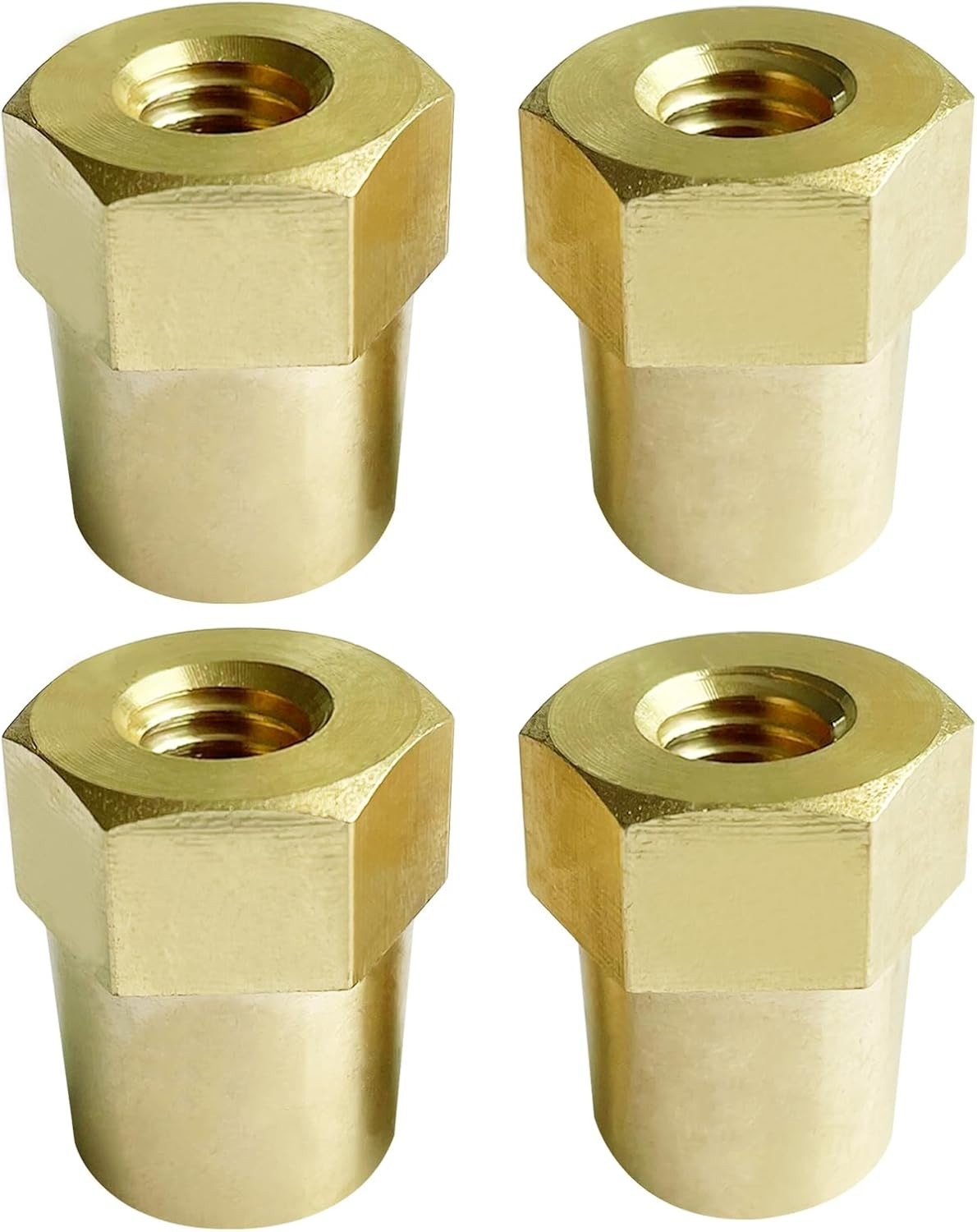 Battery Terminal Adapter 3/8″-16 Female Brass Post Extension Studs (4 Pack)