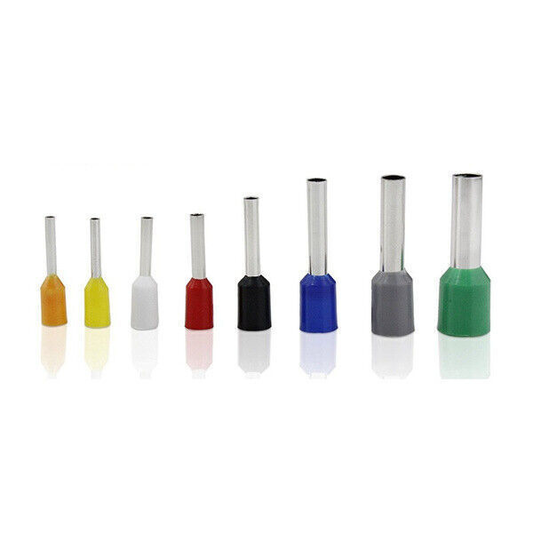 800PCS Connectors Cord Wire Crimp Cable Pin End Bootlace Ferrule Terminals