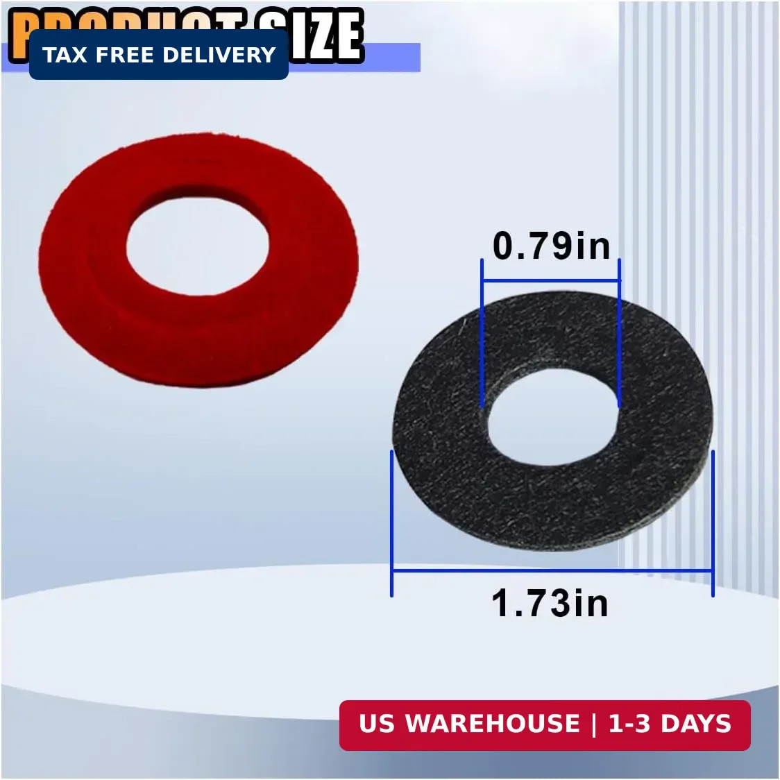 12PCS Battery Terminal Washer Pad, Anti Corrosion Washers, Fiber Washers Battery