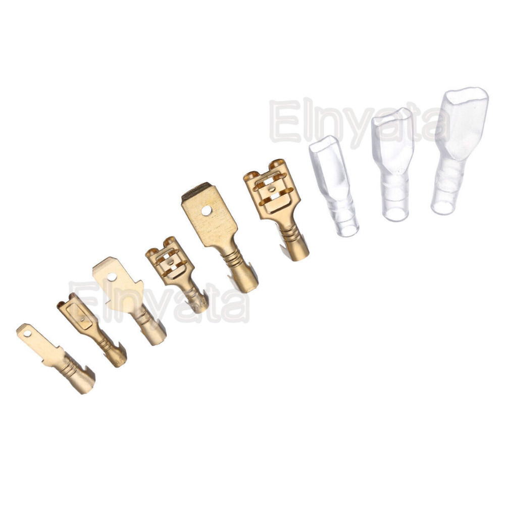 450X Assortment Male Female Spade Terminals Electrical Wire Crimp Connectors Kit