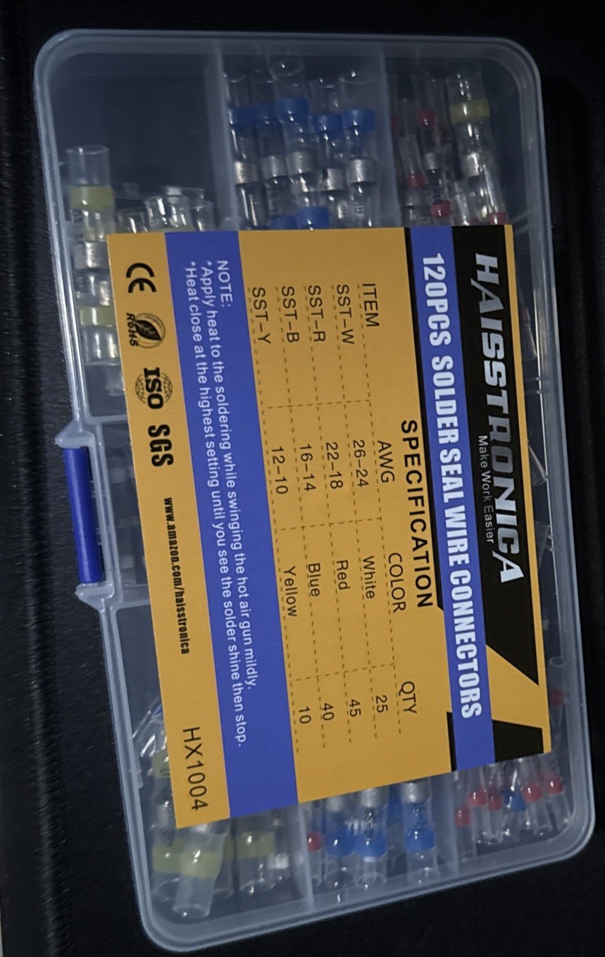 120pcs Solder Seal Wire Connectors Marine Grade Heat Shrink Wire Connectorsheat