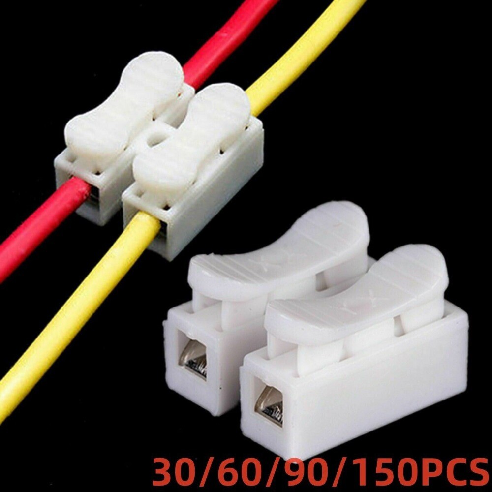 30/60/90/150PCS Quick Splice Lock Wire Connectors Electrical cable Terminal CH-2
