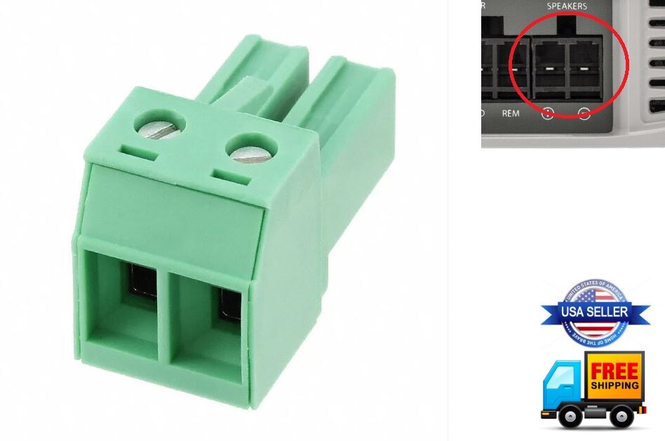 2-Pin Plug – 7.62mm 41 Amp 600V – Terminal Block Connector