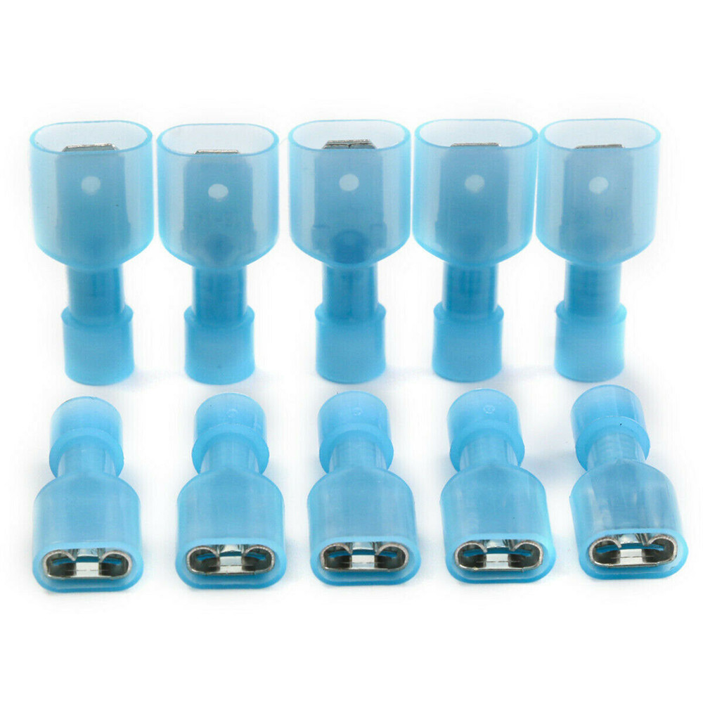 100/500Pcs Insulated Male Female Spade Terminal Crimp Electrical Wire Connectors