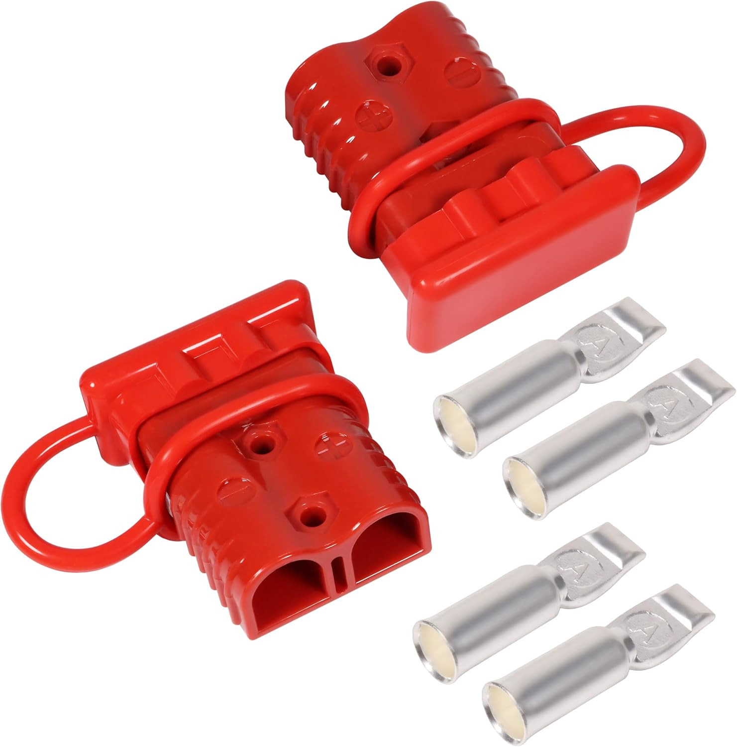175A 600V Battery Quick Connect Disconnect Connectors 1/0 AWG Wire Harness