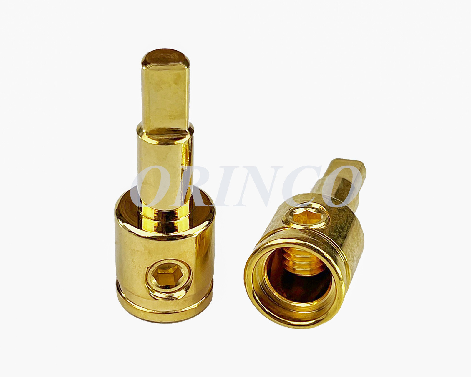 2pcs 1/0Ga. to 4Ga. Power or Ground Wire Reducer for Car Audio Installatation