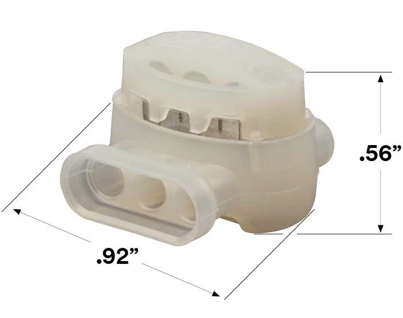 3M Wire Connector Electrical IDC Pigtail, Self-Stripping, 22-14 Awg Pack of 10