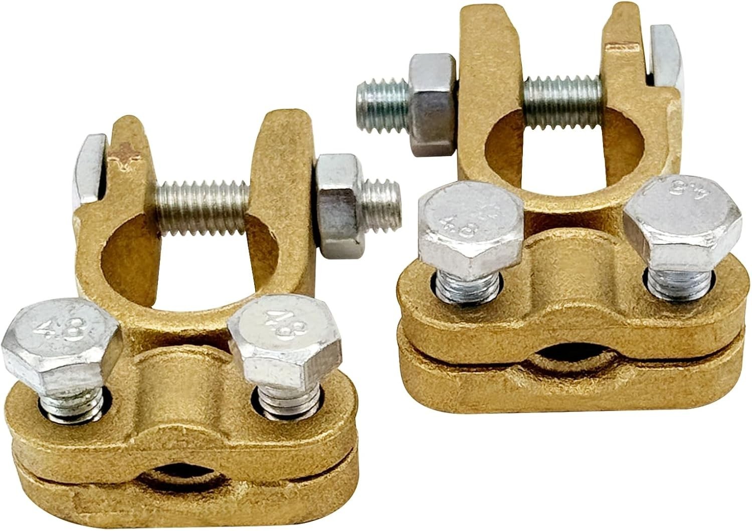 Corrosion-Resistant Brass Battery Terminals – Fast Installation for RVs & Cars