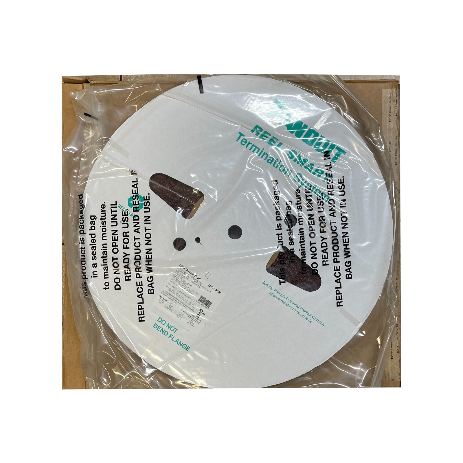 Panduit DNG18-188FB Nylon Female Quick Disconnect 22-18 AWG .187 Tab – 500 Pack