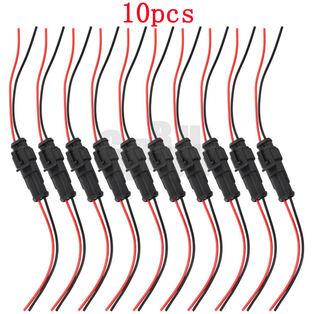 20X Car Waterproof Electrical Wire Cable Connector Male Female 2Pin Way Plug Kit