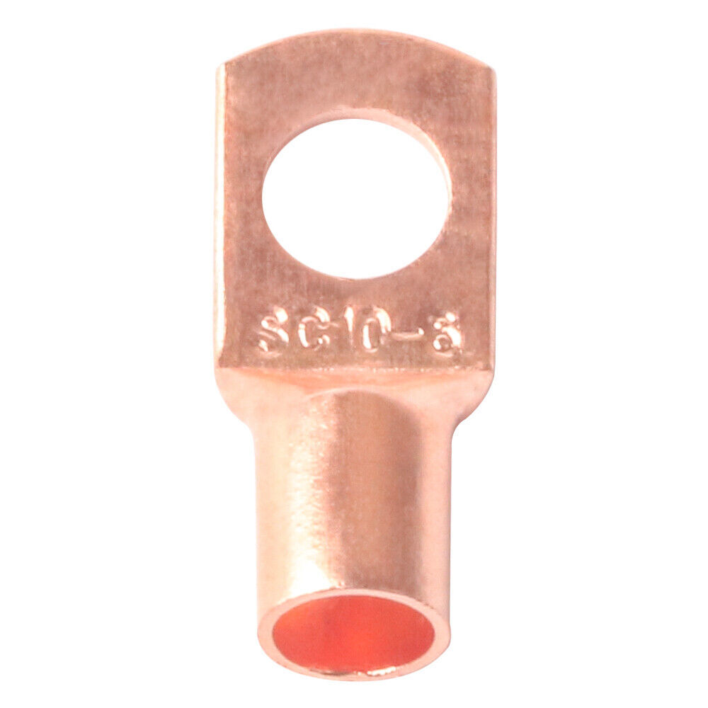 5/10/20x SC4-4~SC50-12 Battery Bare Copper Ring Lug Terminals Connector Kit Wire