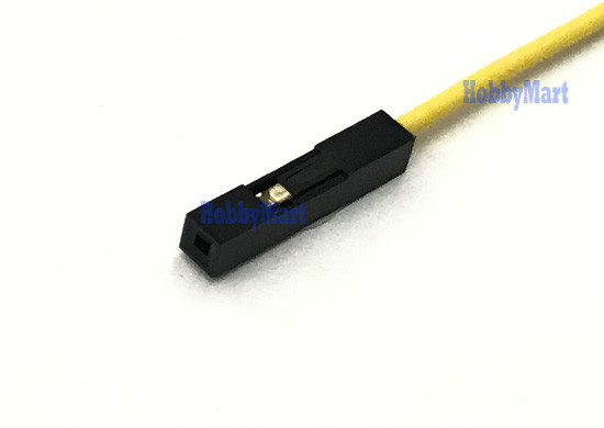 DuPont Jumper 1-Pin 2.54mm Female to Female Orange wire- Arduino Breadboard 20pc