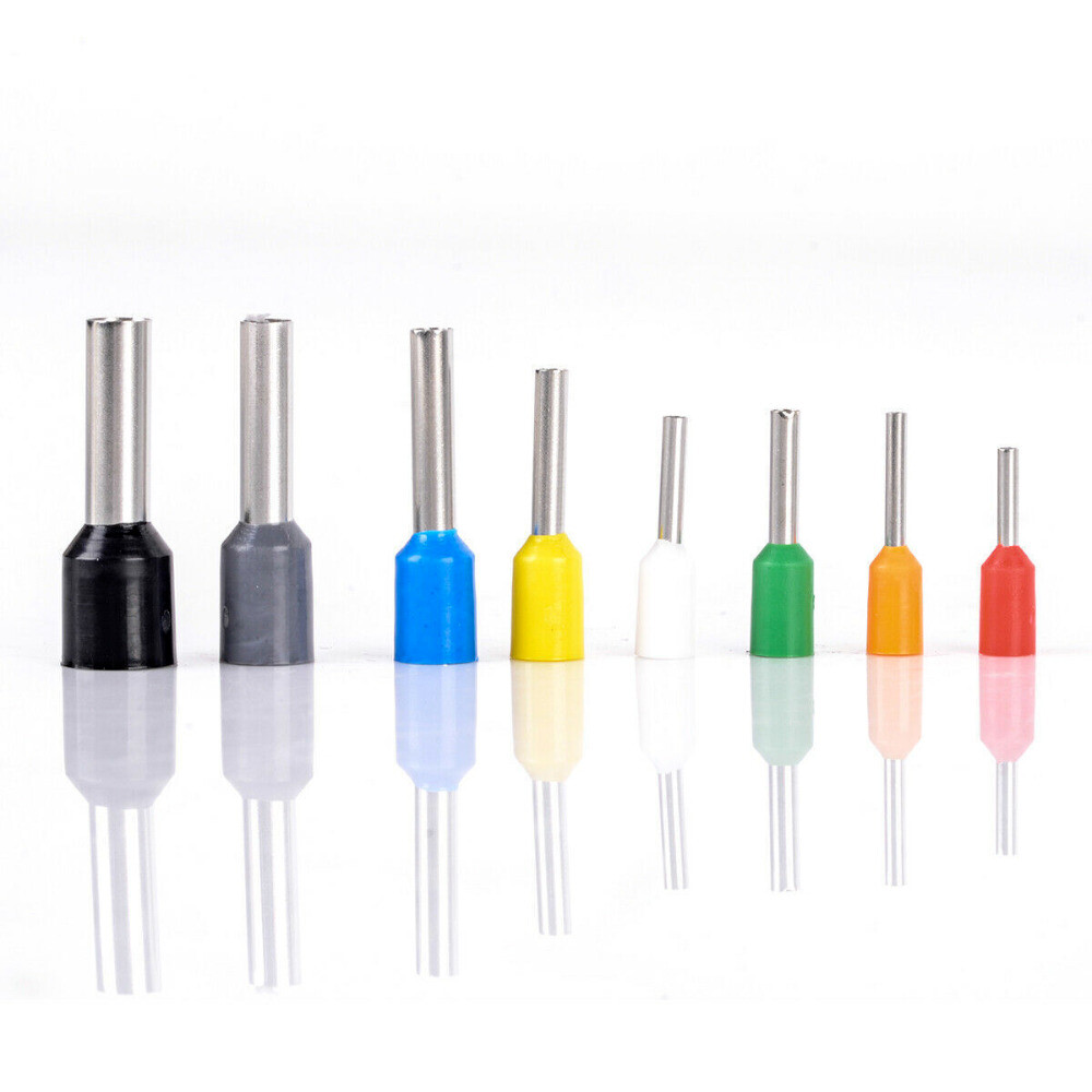 400/800PCS Insulated Crimp Cord Terminal Wire Ferrule Cable Terminals Connector