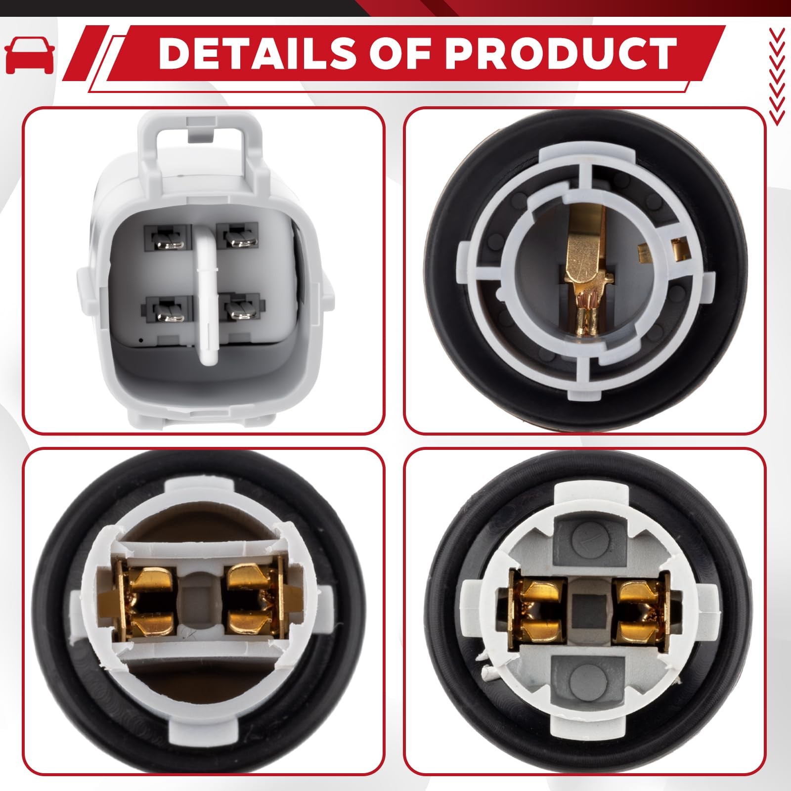 Headlight Lamp Wire Harness, Turn Signal Light Socket Compatible with Lexus