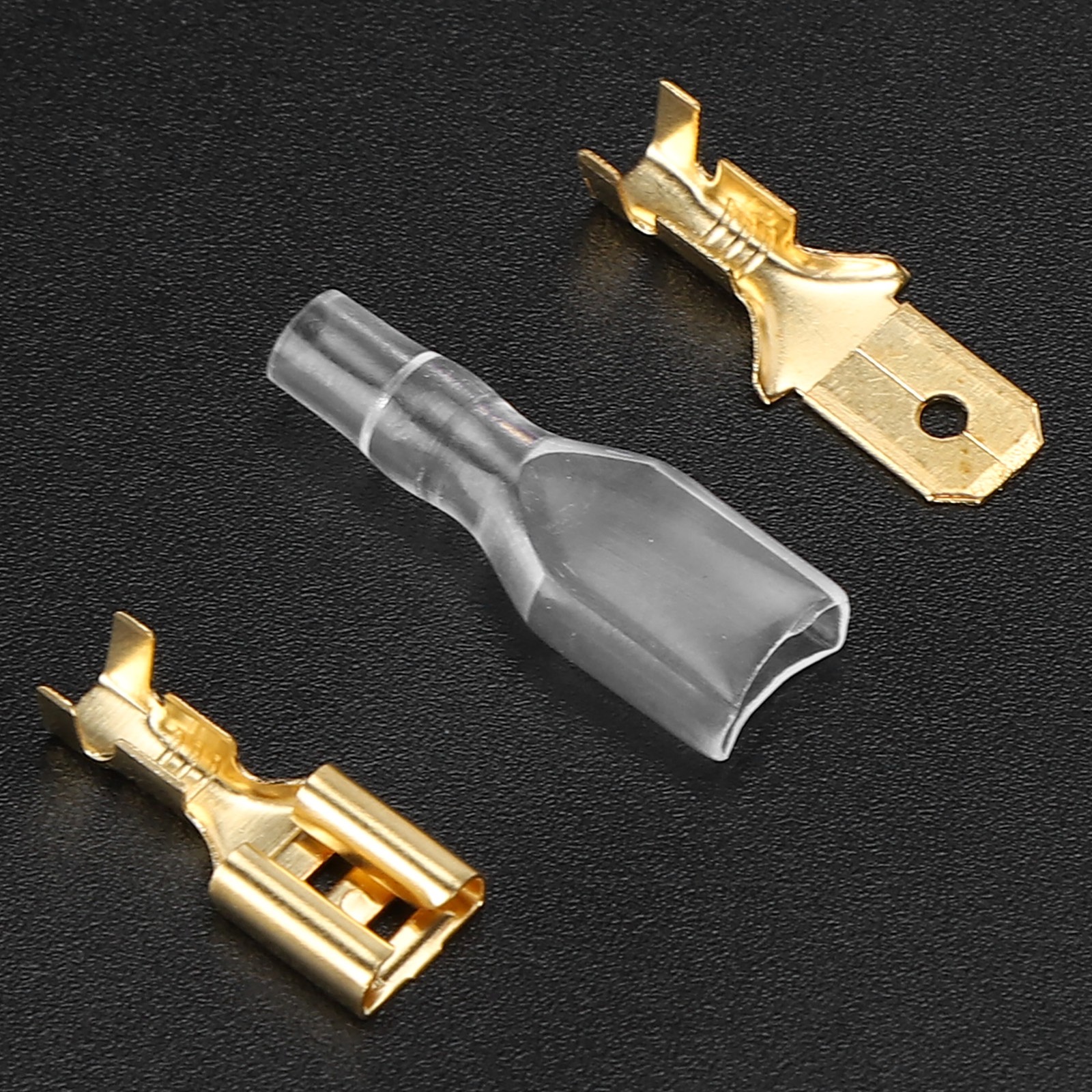 50 Pairs Crimp Terminal Electric Brass Insulating Wire Cable Connector New