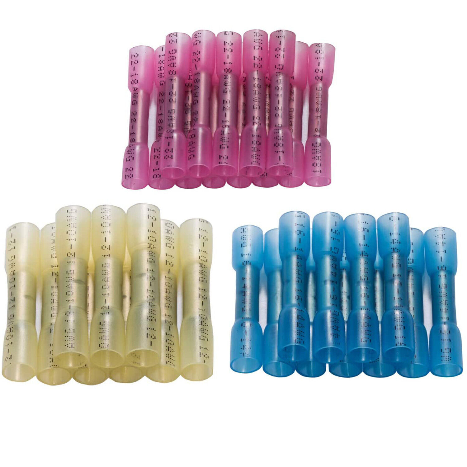 Waterproof Heat Shrink Butt Wire Splice Crimp Connectors Terminals Kit 400/100x
