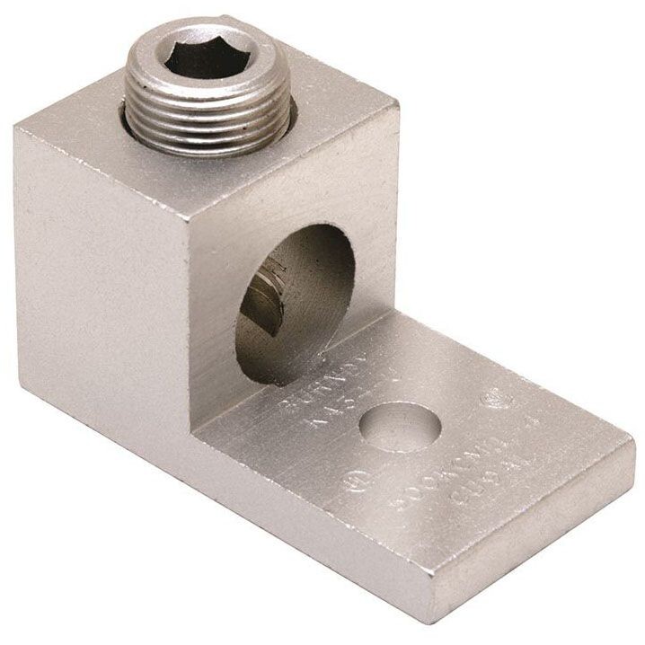 Burndy KA29U, 6 AWG to 250 KCMIL Stranded, 5/16″ Stud, Mechanical Lug, 1 pc