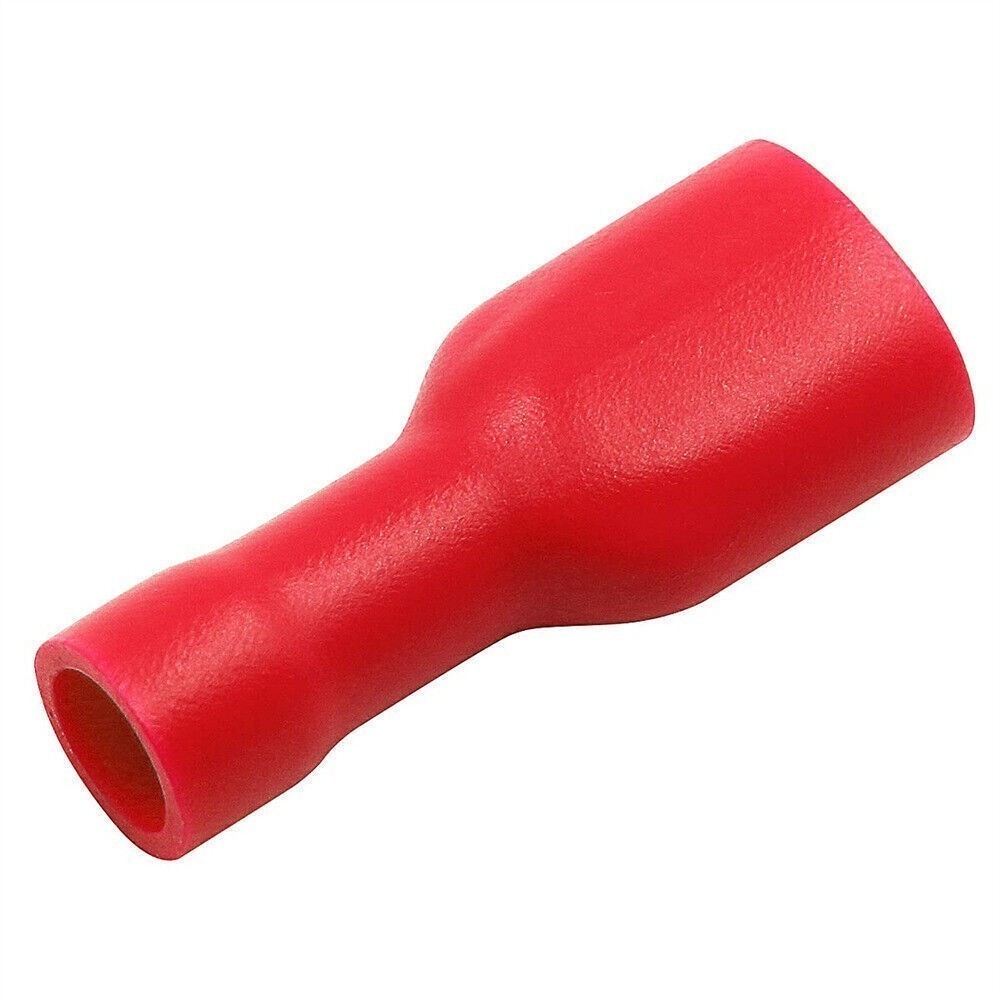 150pcs 0.25″ Female Quick Disconnect Spade Terminals Fully Insulated Connectors