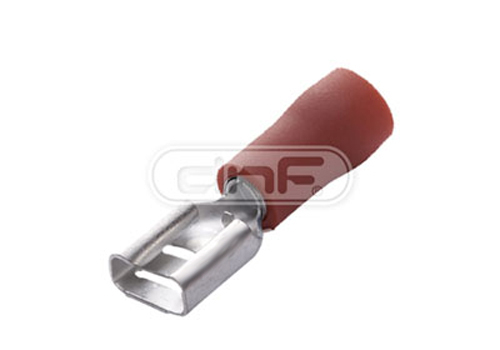 100 PACK 22-18 AWG GAUGE COPPER RED VINYL FEMALE QUICK DISCONNECTS .187″ 3/16″