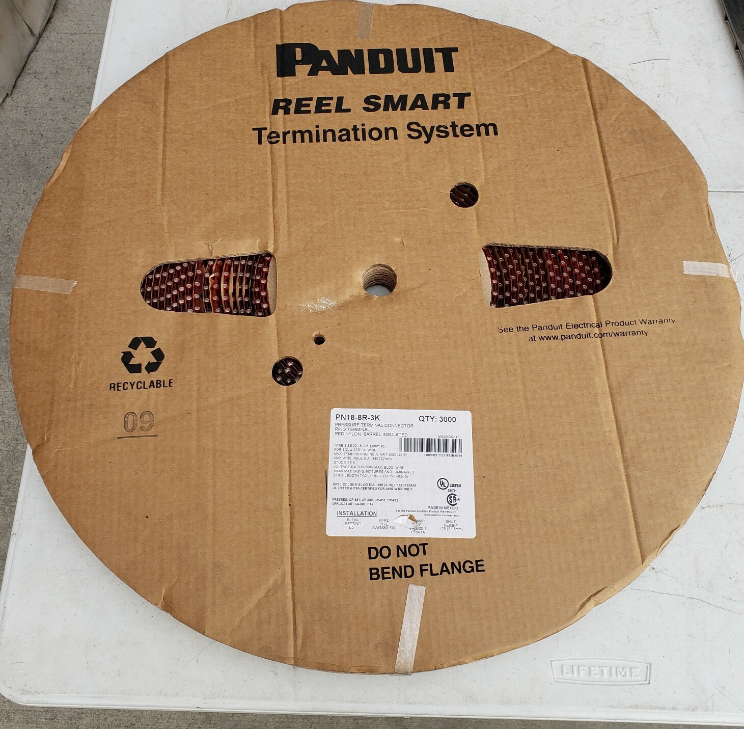 Panduit PN: 18-8R-3K Qty: 3000