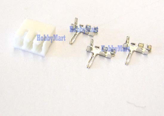 3 Pin JC20 2.0mm Electrical Connector Crimp Terminal Wire to PCB Computer 10 Set
