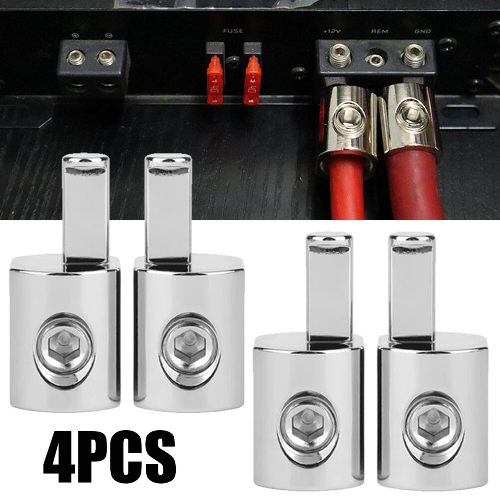 4X Amp Input Reducer 1/0 Gauge to 4 Gauge Wire Reducer Power/Ground Input Reduce