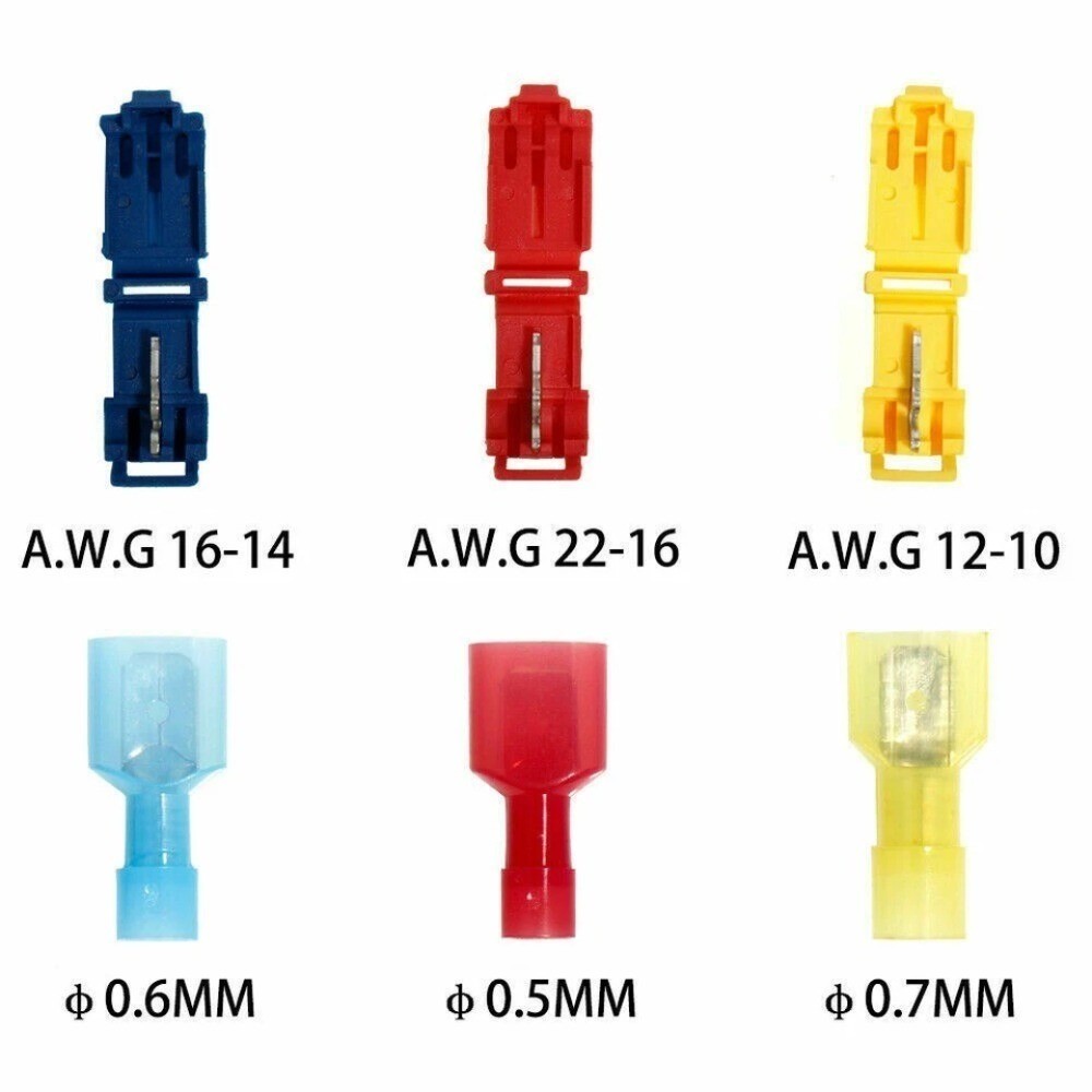 480x Quick Splice Scotch Lock T Tap Wire Joint Cable Crimp Terminals Connectors